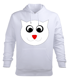 kedicik Erkek Kapüşonlu Hoodie Sweatshirt