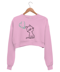 kedili Kadın Crop Sweatshirt