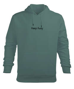 Keep Away Çağla Yeşili Erkek Kapüşonlu Hoodie Sweatshirt