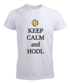 Keep Calm and Hodl Erkek Tişört