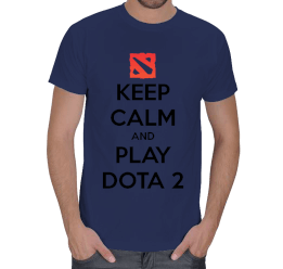 Keep Calm and Play Dota 2 Erkek Tişört