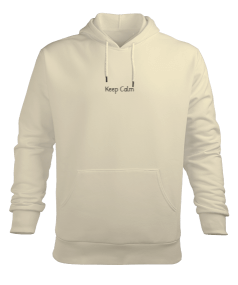 Keep Calm Erkek Kapüşonlu Hoodie Sweatshirt