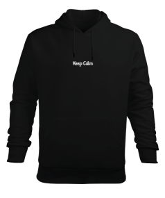 Keep Calm Erkek Kapüşonlu Hoodie Sweatshirt