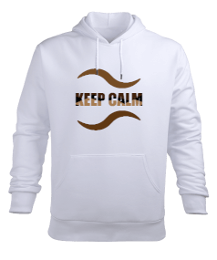 Keep calm Erkek Kapüşonlu Hoodie Sweatshirt