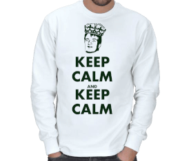 Keep Calm Kışlık Sweatshirt ERKEK SWEATSHIRT