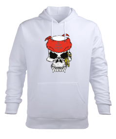 KEEP CALM SKULL Erkek Kapüşonlu Hoodie Sweatshirt