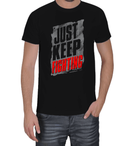 Kevin Owens - Just Keep Fighting Erkek Tişört