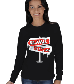 KILAVUZ İSTEMEZ KADIN SWEATSHIRT