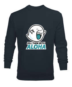 KILL ALOHA Füme Erkek Sweatshirt