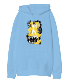 Kill Bill Tasarım Baskılı Oversize Unisex Kapüşonlu Sweatshirt