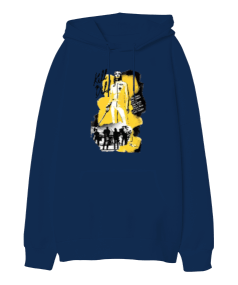 Kill Bill Tasarım Baskılı Oversize Unisex Kapüşonlu Sweatshirt