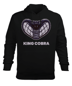 King Cobra Erkek Kapüşonlu Hoodie Sweatshirt