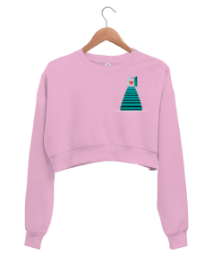 Kırık kalp Kadın Crop Sweatshirt