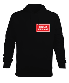 Kırılmaz Baskılı Erkek Kapüşonlu Hoodie Sweatshirt