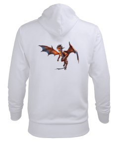 Kırmızı Ejderha Red Dragon Erkek Kapüşonlu Hoodie Sweatshirt