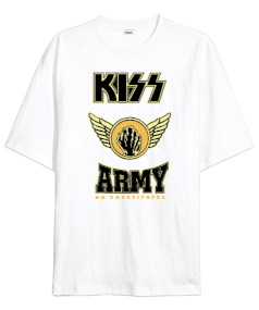 Kıss Army Oversize Unisex Tişört