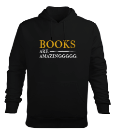 Kitap severler kitaplar harikadır Erkek Kapüşonlu Hoodie Sweatshirt