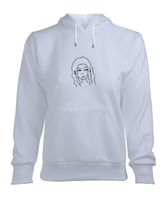 Kız 1 Kadın Kapşonlu Hoodie Sweatshirt