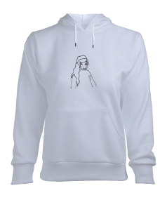 Kız 2 Kadın Kapşonlu Hoodie Sweatshirt