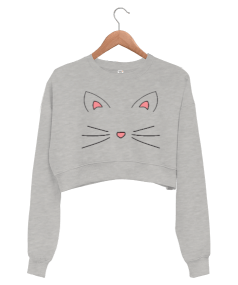 KIZ CROP Kadın Crop Sweatshirt