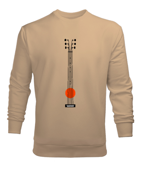 Tisho - Klasik Gitar Telleri - Müzik Camel Erkek Sweatshirt