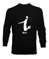 Kobe 24 Siyah Erkek Sweatshirt - Thumbnail