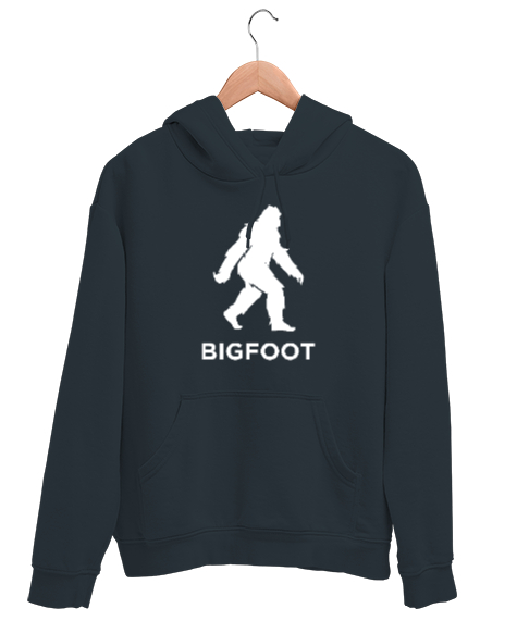 Tisho - Koca Ayak - Big Foot - Yeti v2 Füme Unisex Kapşonlu Sweatshirt