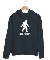 Koca Ayak - Big Foot - Yeti v2 Füme Unisex Kapşonlu Sweatshirt - Thumbnail