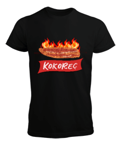 Kokoreç logo. Erkek Tişört