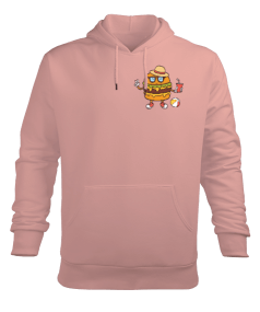 Konuşan hamburger Erkek Kapüşonlu Hoodie Sweatshirt