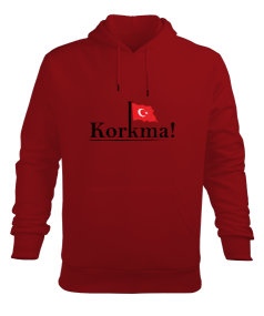 Korkma Erkek Kapüşonlu Sweatshirt Erkek Kapüşonlu Hoodie Sweatshirt