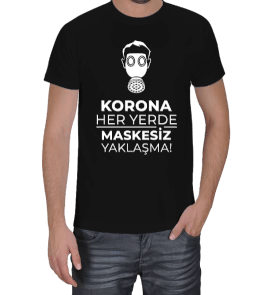 Korona Her yerde Erkek Tişört