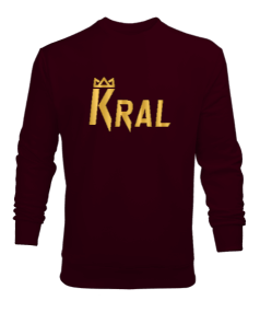 Kral Bordo Erkek Sweatshirt