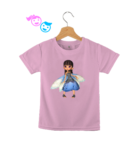 Küçük Peri - Little Fairy Pembe Çocuk Unisex