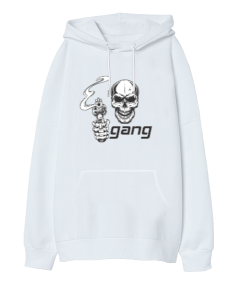 kuru kafa gang Oversize Unisex Kapüşonlu Sweatshirt