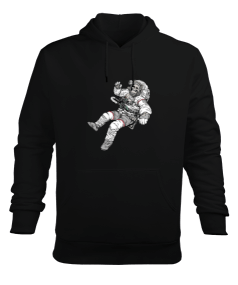 Kurukafa Astronot Erkek Kapüşonlu Hoodie Sweatshirt