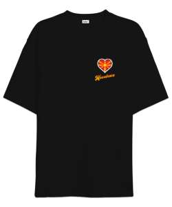 Kuzey Makedonya,Makedonya,Makedonya Bayrağı,Makedonya logosu,Macedonia flag. Siyah Oversize Unisex Tişört