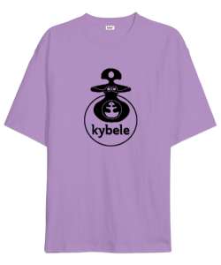 Kybele - Kibele Tanrıça V2 Lila Oversize Unisex Tişört