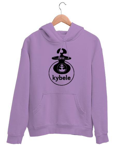 Tisho - Kybele - Kibele Tanrıça V2 Lila Unisex Kapşonlu Sweatshirt