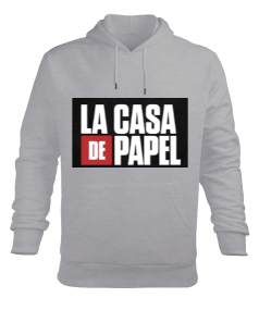 LA CASA DE PAPEL Erkek Kapüşonlu Hoodie Sweatshirt