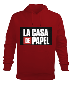 LA CASA DE PAPEL Erkek Kapüşonlu Hoodie Sweatshirt