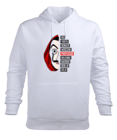 LA CASA DE PAPEL SWEAT Erkek Kapüşonlu Hoodie Sweatshirt