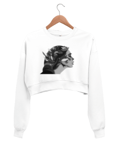 La vie en rose Kadın Crop Sweatshirt