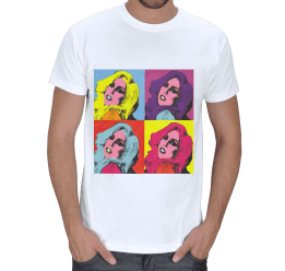 Lady Gaga Pop Art Erkek Tişört