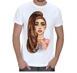 lady gaga t-shirt BOY Erkek Tişört