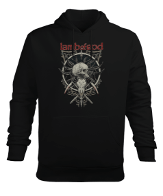 Lamb of God Baskılı Siyah Erkek Kapüşonlu Hoodie Sweatshirt