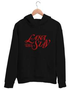 Lana del rey Slay Siyah Unisex Kapşonlu Sweatshirt