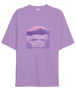 Lavender haze taylor swift midnights Lila Oversize Unisex Tişört