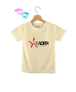 Leader - Lider - Önder Krem Çocuk Unisex