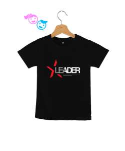 Leader - Lider - Önder Siyah Çocuk Unisex